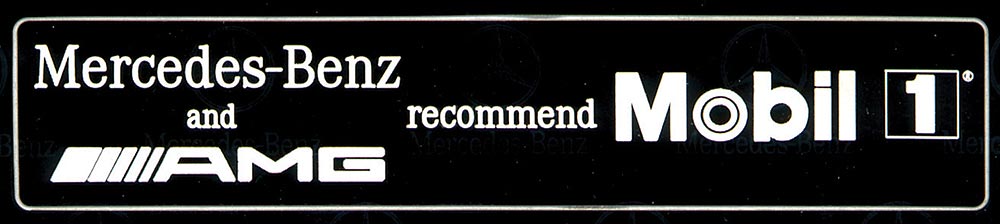 Mercedes® AMG  Oil Decal
