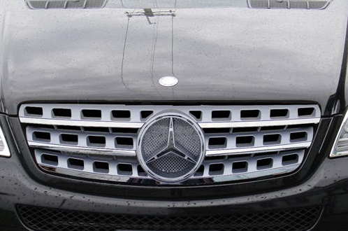 Mercedes® ML Grille, Chrome & Silver, 2006-2008 (164)