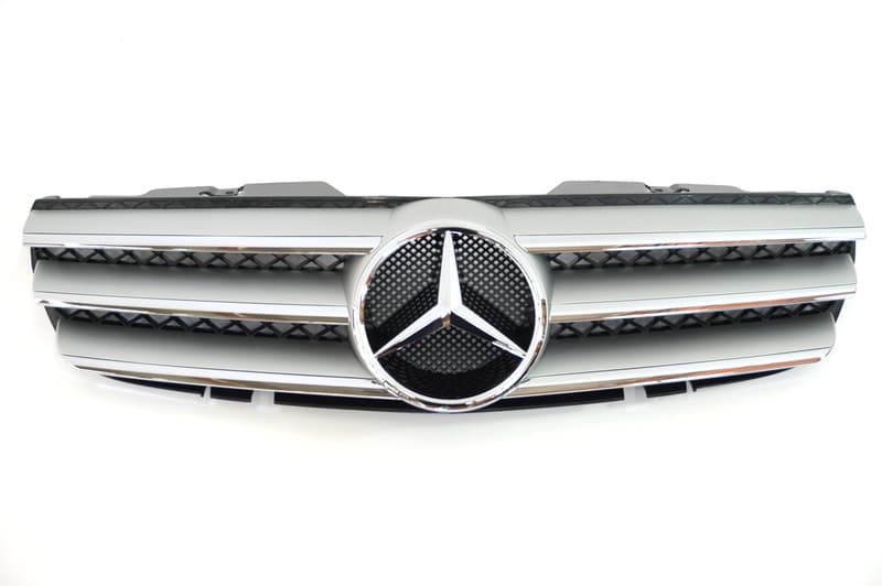 Mercedes® Grille Assembly, Chrome Silver, 2007-2009 (230)