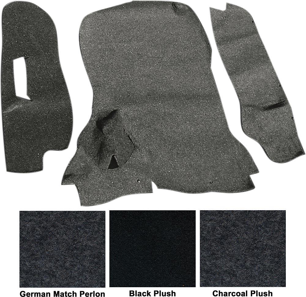 Porsche® Trunk Carpet Kit, Original Perlon Felt Style, 1977-1985 (911/930) [223712]