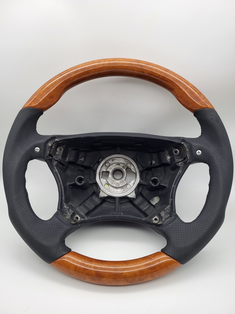 Mercedes® Steering Wheel, Sports Style, Chestnut & Anthracite Leather, AMG Tiptronic, 2003-2006