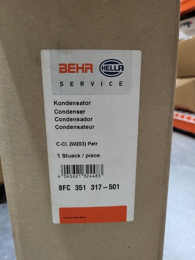 [218466] Mercedes® Air Conditioning Condenser, 2006-2007 (203/209) 203-500-08-54