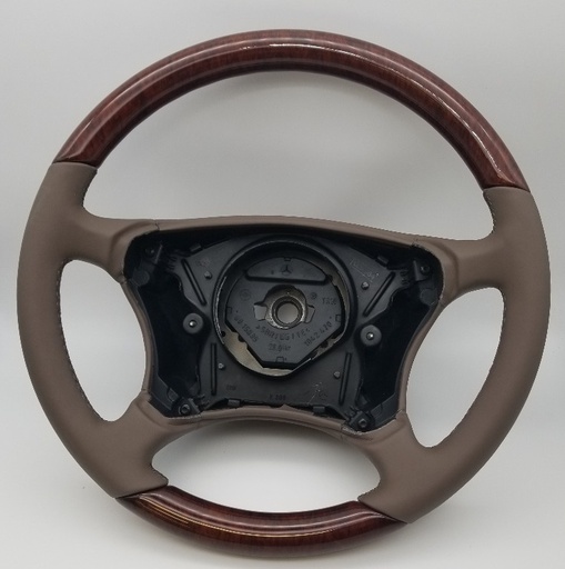[226436] Mercedes® Steering Wheel,  Standard, Calyptus & Java Leather, S-Class, 2000-2006 (220) 220-882-03-03