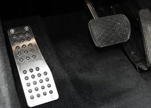 Mercedes® Aluminum Footrest With Rubber Inserts, 1989-2011 (129/R230) [248888]