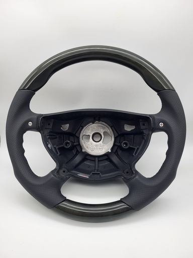 [222436] Mercedes® Steering Wheel, Sport Style, Tiptronic, Birdseye & Anthracite Leather, E55 AMG, 2003-2006 (211)