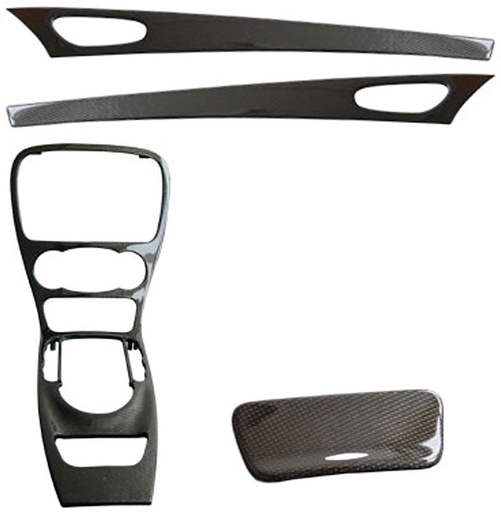 [223359] Mercedes® Silver Carbon Fiber Interior Set, 2003-2004 (230)
