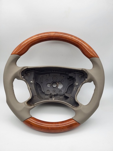 [219703] Mercedes® Steering Wheel, Sport Style, Tiptronic, Chestnut And Stone Leather, 2007-2008 (230)