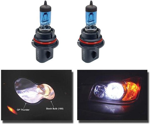 [306310] Headlight 55/45 Watt 9004 Super White Bulbs
