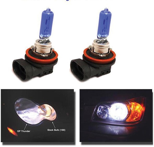 [306344] Headlight 65 Watt H9 Super White Bulbs