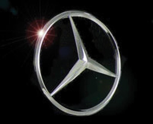 [224540] Mercedes® Front Grille Star, 1998-2004 (170)