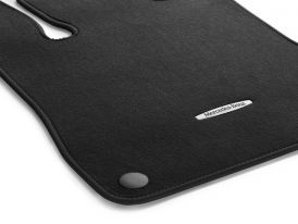 [224571] Mercedes® OEM Floor Mats, 2-Piece, Black, 1998-1999 (170)