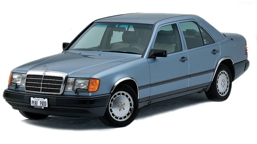 [237538] Mercedes® Fender Trim, Chrome Plated Stainless Steel, 1986-1989 (124)