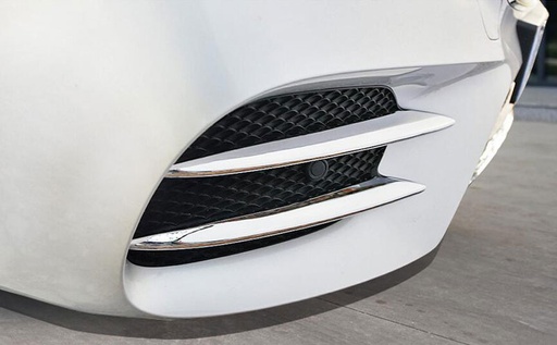 [400141] Mercedes® ABS Front Bumper Trim Set, Chrome, 2017-2019 (213)