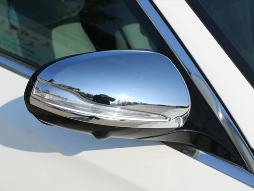[400149] Mercedes® ABS Mirror Covers, Chrome, 2017-2022 (213)