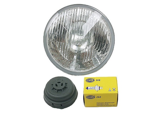 [910012] Halogen Headlight, H4 Conversion,  7 Inch