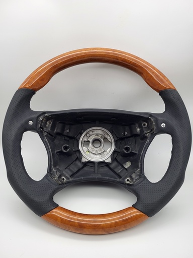 [222343] Mercedes® Steering Wheel, Sports Style, Chestnut & Anthracite Leather, AMG Tiptronic, 2003-2006